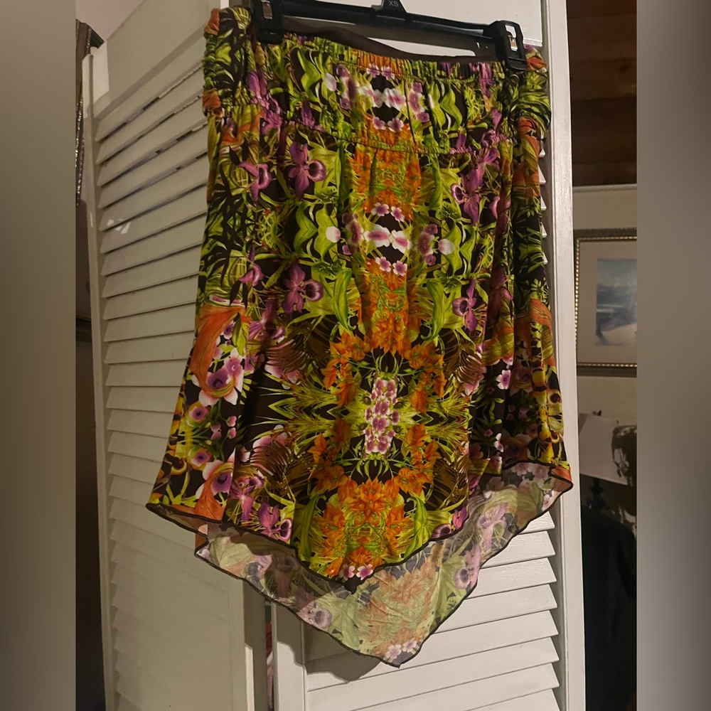 CATO Floral Blouse Vibrant Botanical Print - Picture 4 of 8
